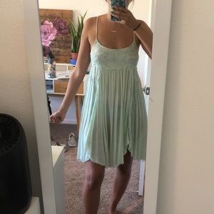Free People light green dress